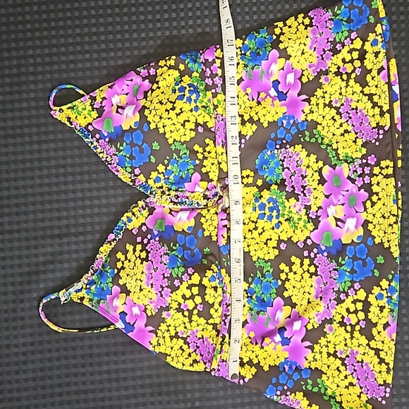 Faded Glory,  floral,  tank swim top, size 2X (18-20) - Picture 7 of 8